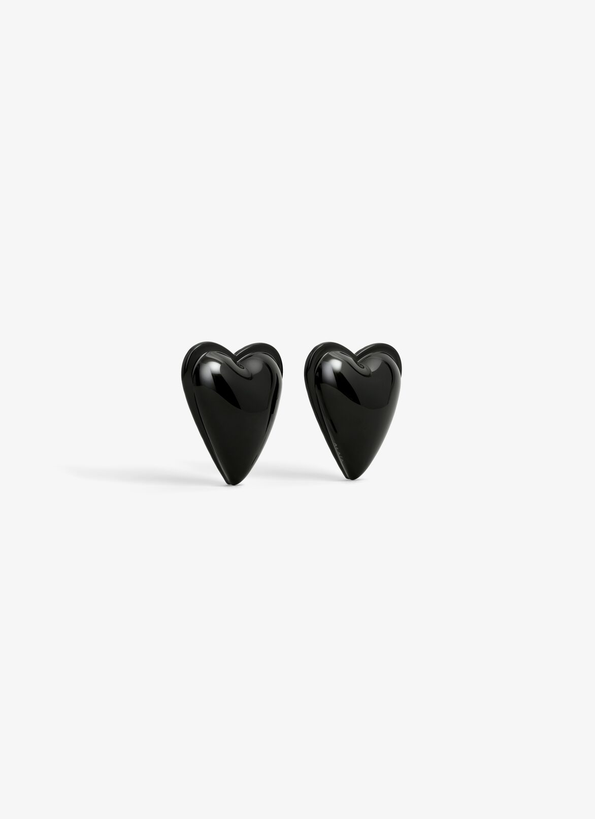 LE CŒUR BOMBÉ EARRINGS ALAÏA BLACK LE CŒUR BOMBÉ EARRINGS